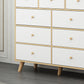 35.4" Tall Wood Storage Cabinet Modern Drawers Included Accent Chest Clearhalo 'Cabinets & Chests' 'cabinets_chests' 'furn' 'furn_cabinets_chests' 'Furniture' 'Living Room Furniture' 6303146