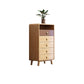 24.6" W Rubberwood Accent Chest Mid Century Modern 1 - Shelf Chest with Drawers 5 Clearhalo 'Cabinets & Chests' 'cabinets_chests' 'furn' 'furn_cabinets_chests' 'Furniture' 'Living Room Furniture' 6303220