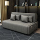 Linen Sleeper Sofa 39.37" Wide Blue Foldable Armless Sofa Bed