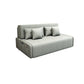 Linen Sleeper Sofa 39.37" Wide Blue Foldable Armless Sofa Bed