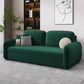 31.49" Wide Sleeper Sofa Velvet Detachable Mattress Sofa Bed with Storage