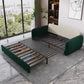 31.49" Wide Sleeper Sofa Velvet Detachable Mattress Sofa Bed with Storage