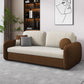 31.49" Wide Sleeper Sofa Velvet Detachable Mattress Sofa Bed with Storage