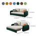 31.49" Wide Sleeper Sofa Velvet Detachable Mattress Sofa Bed with Storage