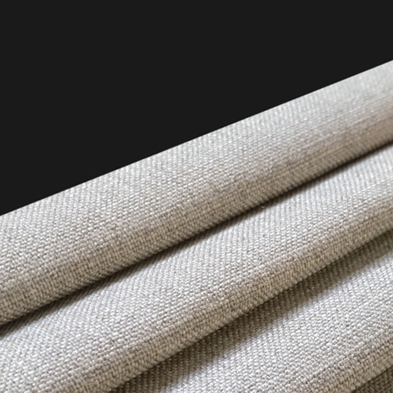 Divano da divano in lino grigio chiaro da 33,46 "con divano letto con ripostiglio