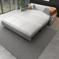 Sleeple grigio chiaro divano in pelle finta letto con materasso staccabile