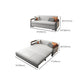 Sleeple grigio chiaro divano in pelle finta letto con materasso staccabile