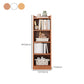 Contemporary Closed Back Shelf Bookcase Engineered Wood Bookshelf for Living Room Clearhalo 'Bookcases' 'furn' 'furn_bookcases' 'Furniture' 'Office Furniture' 6303515