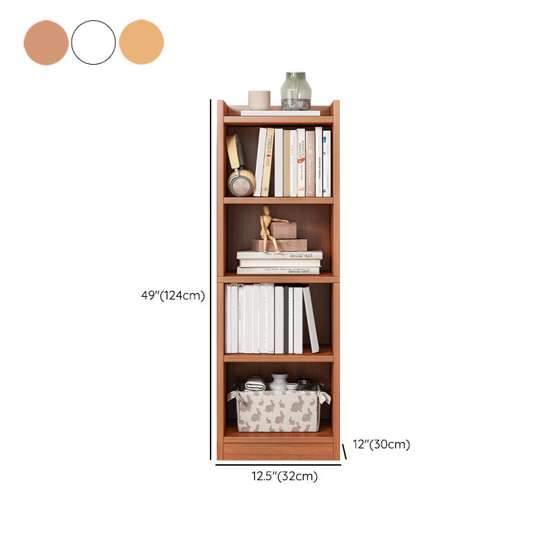 Contemporary Closed Back Shelf Bookcase Engineered Wood Bookshelf for Living Room Clearhalo 'Bookcases' 'furn' 'furn_bookcases' 'Furniture' 'Office Furniture' 6303515