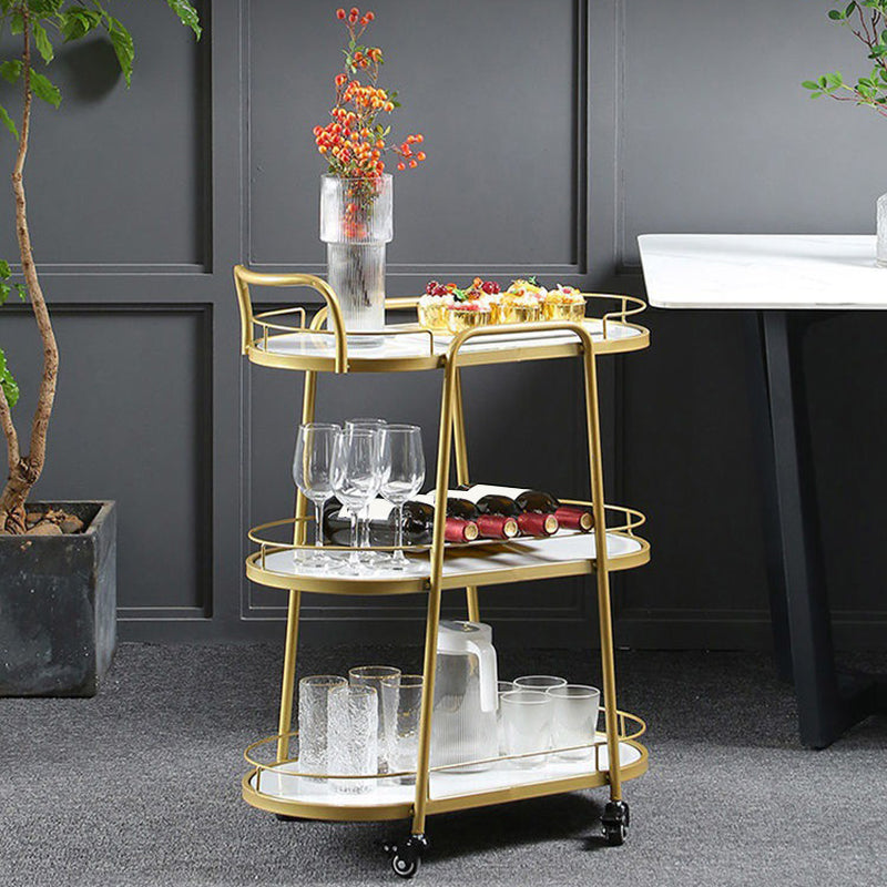 Tavolo da preparazione ovale contemporaneo tavolo da preparazione in metallo per cucina