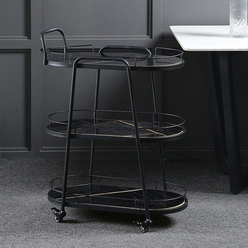 Tavolo da preparazione ovale contemporaneo tavolo da preparazione in metallo per cucina