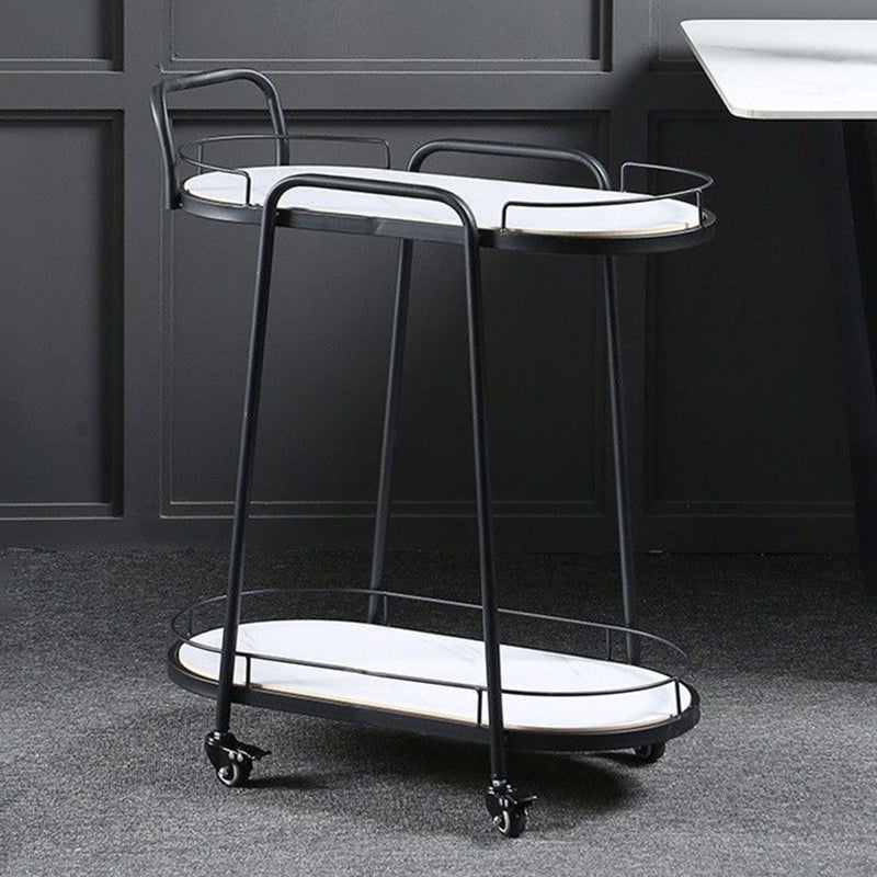 Tavolo da preparazione ovale contemporaneo tavolo da preparazione in metallo per cucina