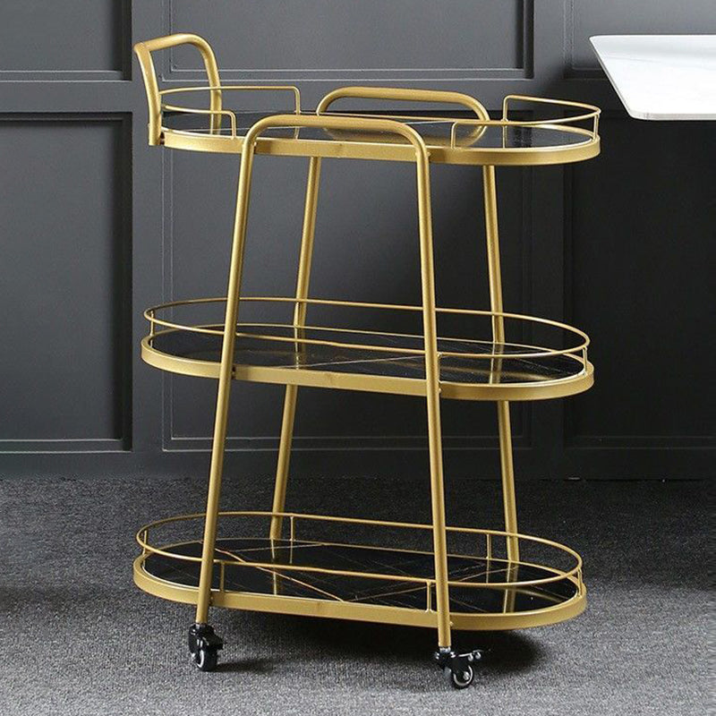 Tavolo da preparazione ovale contemporaneo tavolo da preparazione in metallo per cucina