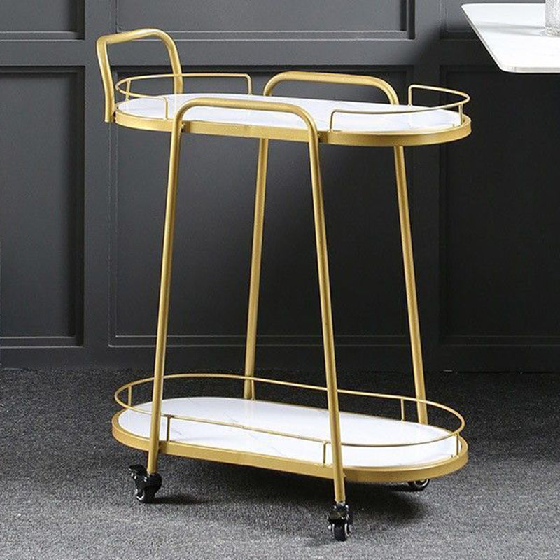 Tavolo da preparazione ovale contemporaneo tavolo da preparazione in metallo per cucina