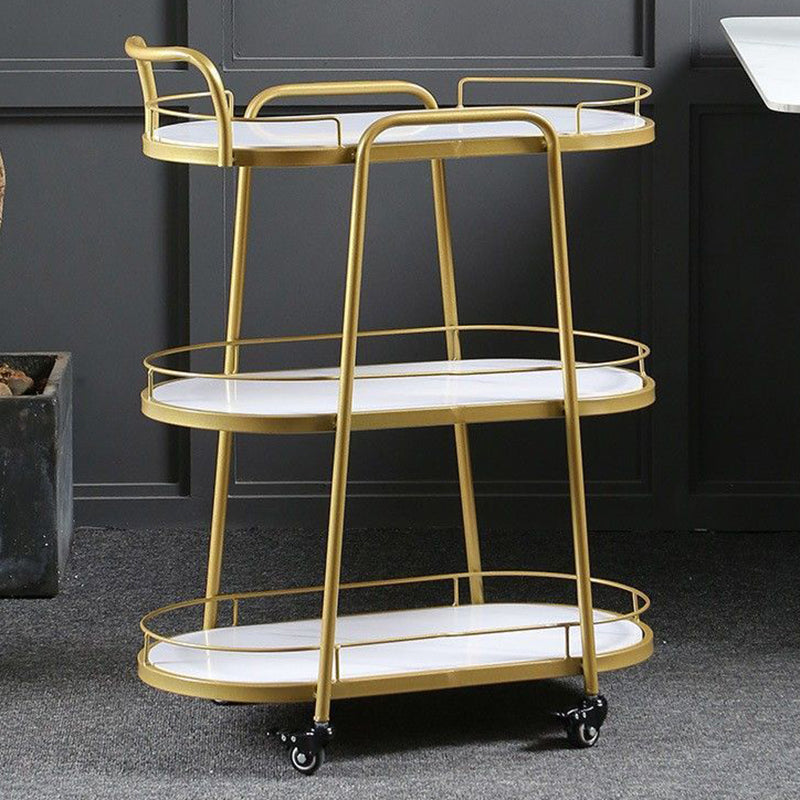 Tavolo da preparazione ovale contemporaneo tavolo da preparazione in metallo per cucina