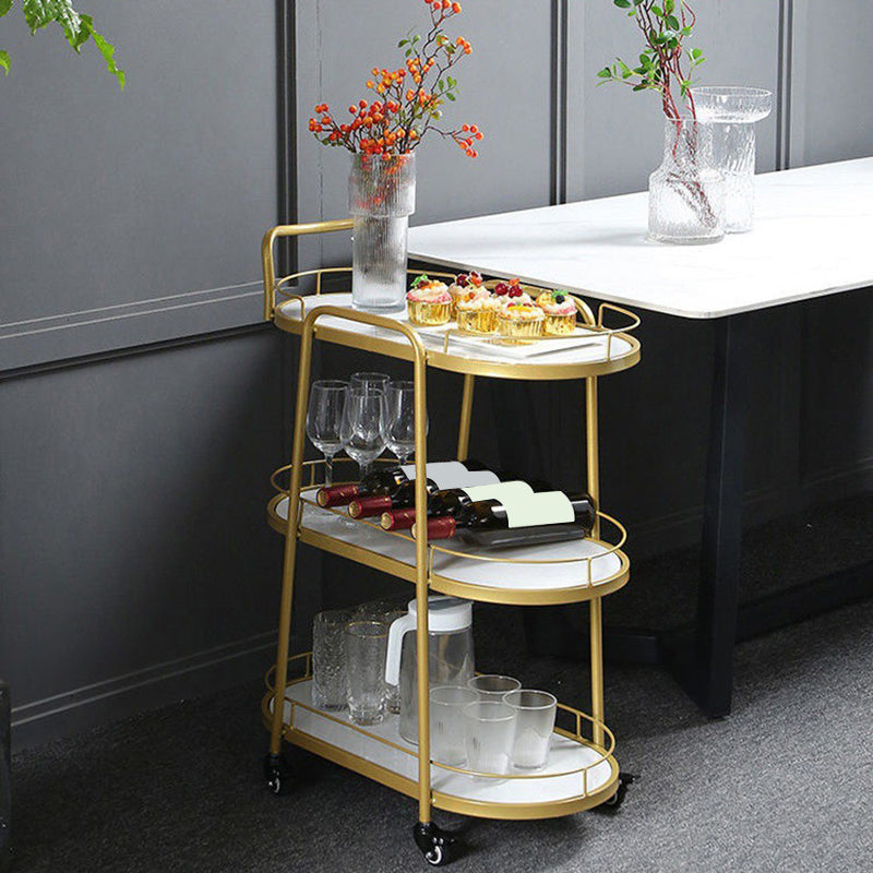 Tavolo da preparazione ovale contemporaneo tavolo da preparazione in metallo per cucina