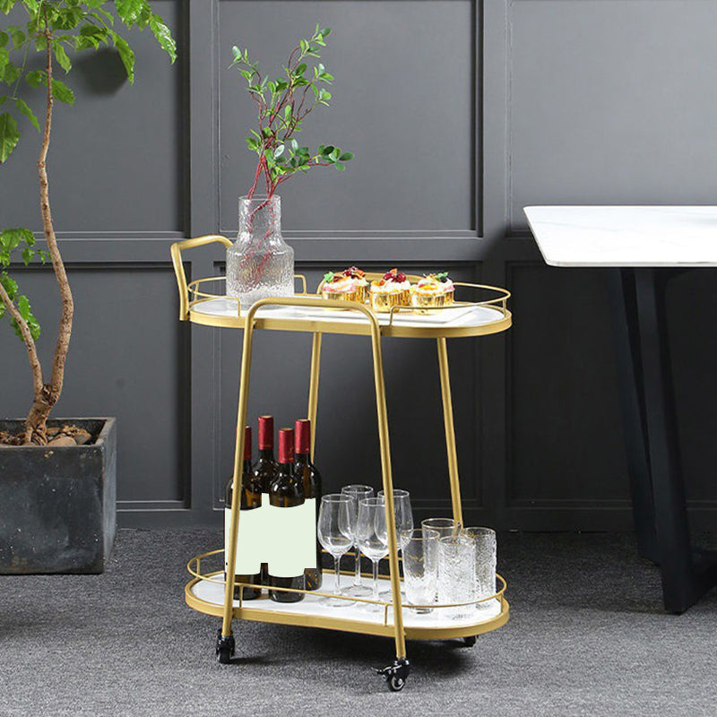 Tavolo da preparazione ovale contemporaneo tavolo da preparazione in metallo per cucina