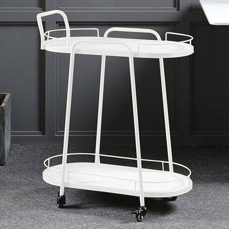 Tavolo da preparazione ovale contemporaneo tavolo da preparazione in metallo per cucina