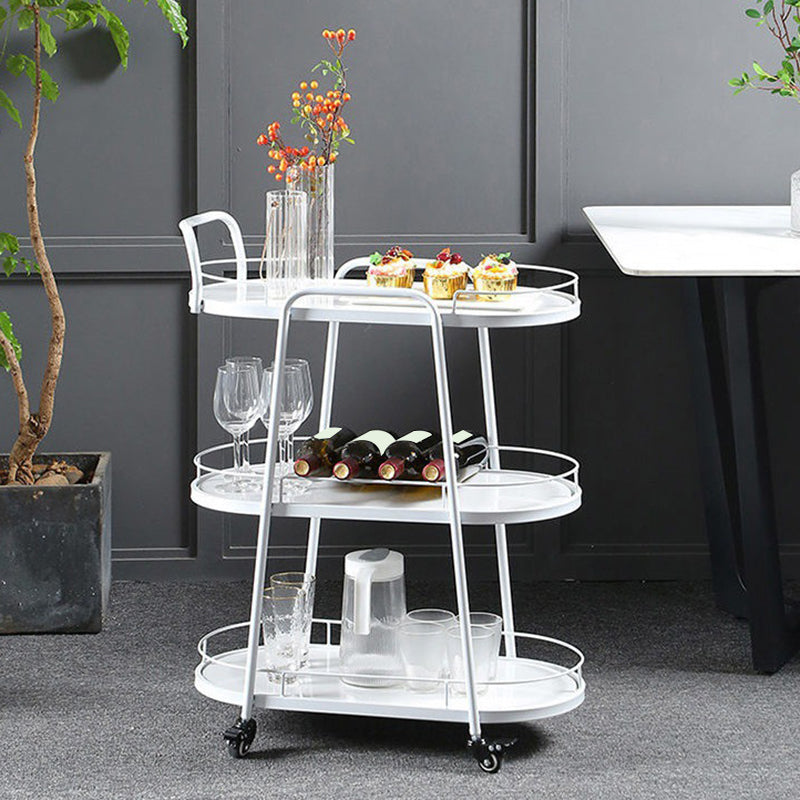 Tavolo da preparazione ovale contemporaneo tavolo da preparazione in metallo per cucina