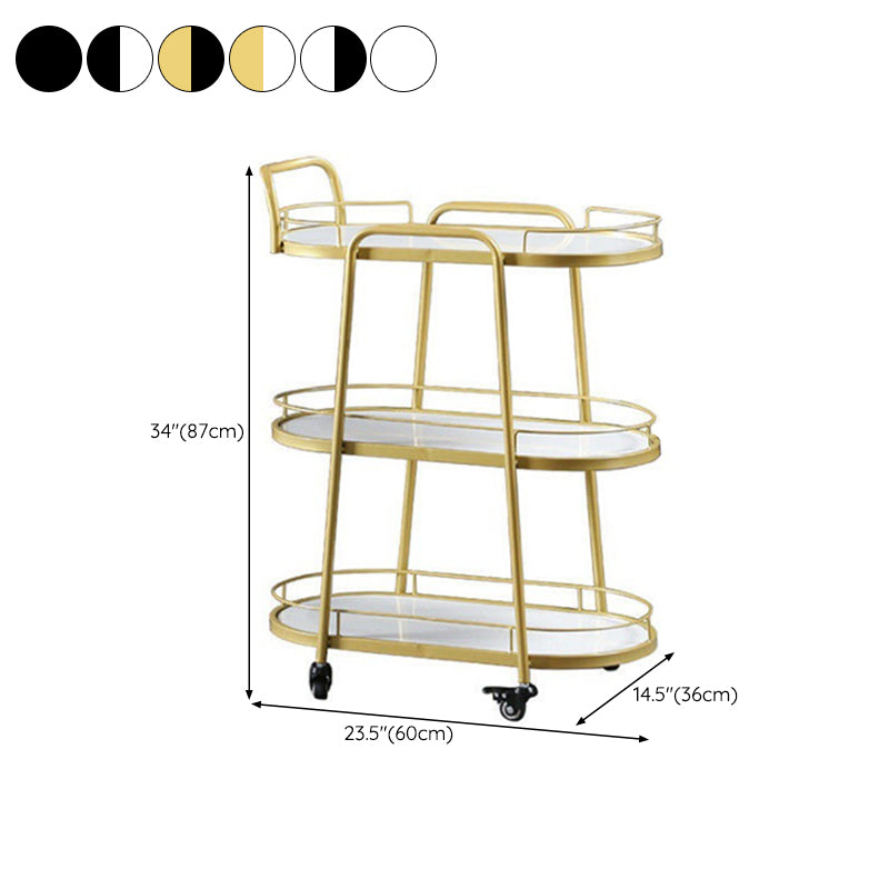 Tavolo da preparazione ovale contemporaneo tavolo da preparazione in metallo per cucina