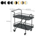 29.92" High Contemporary Prep Table Rolling Metal Prep Table for Kitchen Clearhalo 'furn' 'furn_kitchen_islands_carts' 'Furniture' 'Kitchen & Dining Furniture' 'Kitchen Islands & Carts' 'kitchen_islands_carts' 6303585