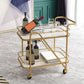 29.92" High Contemporary Rectangle Prep Table Rolling Metal Prep Table for Kitchen