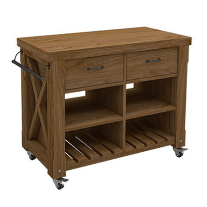 Rotolare moderno carrello da cucina in legno carrello per cucina