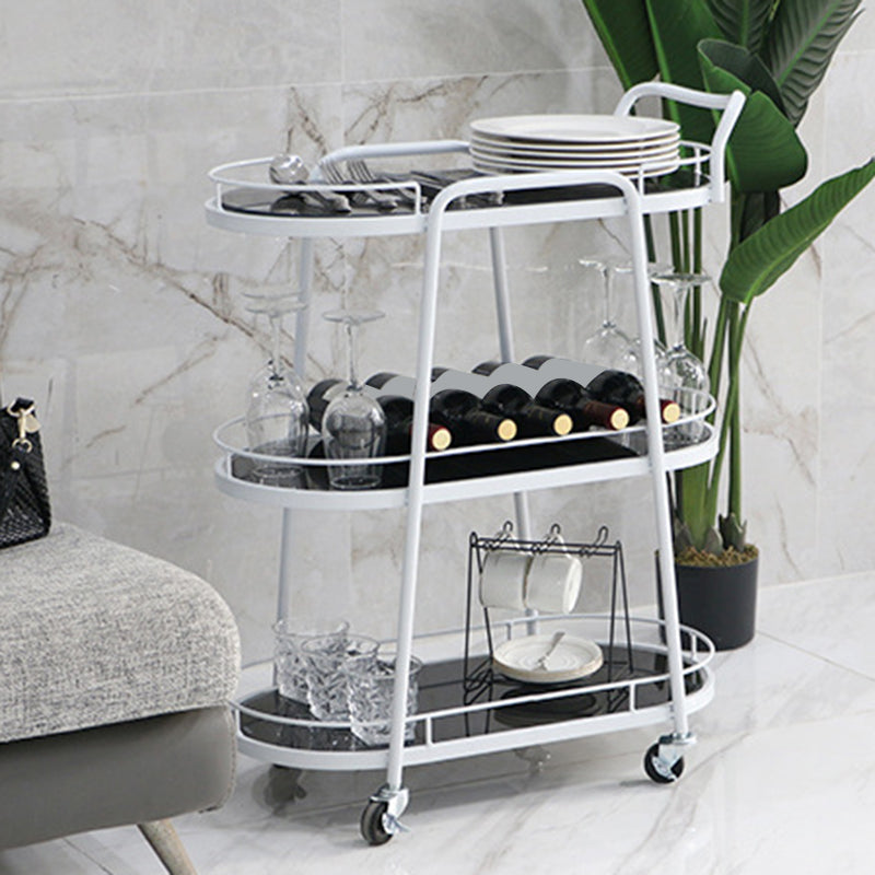 Tavolo da preparazione ovale in stile moderno tavolo da preparazione in metallo per cucina