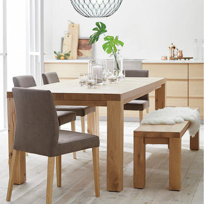 Rectangle 4 Legs Dining Table Medieval Modern Style Wood Table for Kitchen 51.2"L x 27.6"W x 29.5"H Without Chairs Clearhalo 'Dining Tables & Seating' 'Dining Tables' 'dining_table' 'furn' 'furn_dining_table' 'Furniture' 'Kitchen & Dining Furniture' 6303710