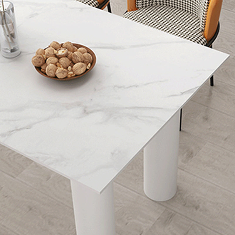 Modern Sintered Stone Dining Table 3-foot Kitchen Dinner Table Clearhalo 'Dining Tables & Seating' 'Dining Tables' 'dining_table' 'furn' 'furn_dining_table' 'Furniture' 'Kitchen & Dining Furniture' 6303729