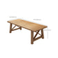 Glam Style Wood Dining Table Rectangle Table with Wood Legs for Kitchen Clearhalo 'Dining Tables & Seating' 'Dining Tables' 'dining_table' 'furn' 'furn_dining_table' 'Furniture' 'Kitchen & Dining Furniture' 6303828