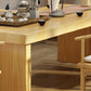 Glam Wooden Dining Table Rectangle Table with Wood Legs for Kitchen Clearhalo 'Dining Tables & Seating' 'Dining Tables' 'dining_table' 'furn' 'furn_dining_table' 'Furniture' 'Kitchen & Dining Furniture' 6303872