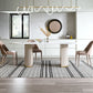 Modern Sintered Stone Table Dining Rectangle Table with Metal Legs for Kitchen Clearhalo 'Dining Tables & Seating' 'Dining Tables' 'dining_table' 'furn' 'furn_dining_table' 'Furniture' 'Kitchen & Dining Furniture' 6303905