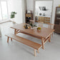 Modern Solid Wood Dining Table Trestle Base Dining Table for Dining Room Clearhalo 'Dining Tables & Seating' 'Dining Tables' 'dining_table' 'furn' 'furn_dining_table' 'Furniture' 'Kitchen & Dining Furniture' 6304035