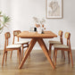Modern Solid Wood Dining Table Double Pedestal Dining Table for Home Use