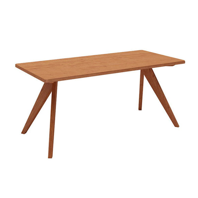 Modern Solid Wood Dining Table Double Pedestal Dining Table for Home Use