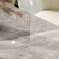 Modern Style Sintered Stone Table Dining Rectangle Table with Metal Legs for Home Use
