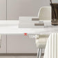 Modern Sintered Stone Dining Table Acrylic Dining Table with Double Pedestal Base Clearhalo 'Dining Tables & Seating' 'Dining Tables' 'dining_table' 'furn' 'furn_dining_table' 'Furniture' 'Kitchen & Dining Furniture' 6304106