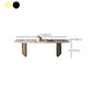 Modern Dining Sintered Stone Table Dining Rectangle Table with Metal Legs for Home Use Clearhalo 'Dining Tables & Seating' 'Dining Tables' 'dining_table' 'furn' 'furn_dining_table' 'Furniture' 'Kitchen & Dining Furniture' 6304154