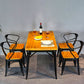 Rectangle Black Base Dining Table Industrial Wood Table for Bar Clearhalo 'Dining Tables & Seating' 'Dining Tables' 'dining_table' 'furn' 'furn_dining_table' 'Furniture' 'Kitchen & Dining Furniture' 6304216