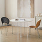 Table en pierre moderne, Table de salle à manger ronde à 3 pieds pour cuisine