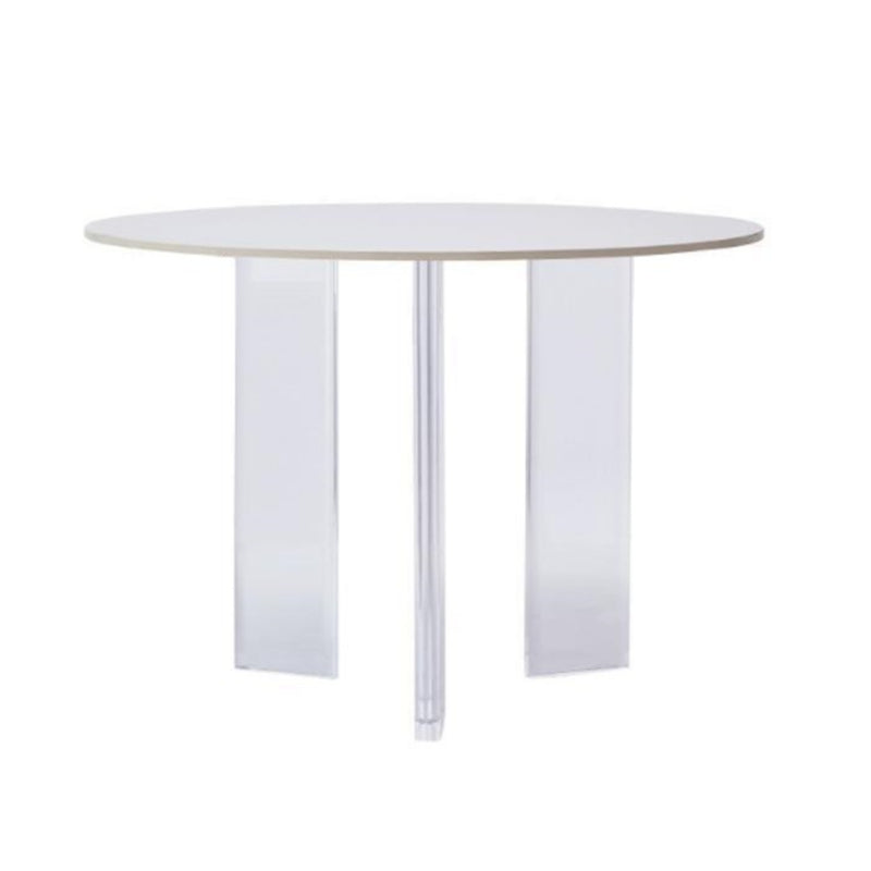 Table en pierre moderne, Table de salle à manger ronde à 3 pieds pour cuisine