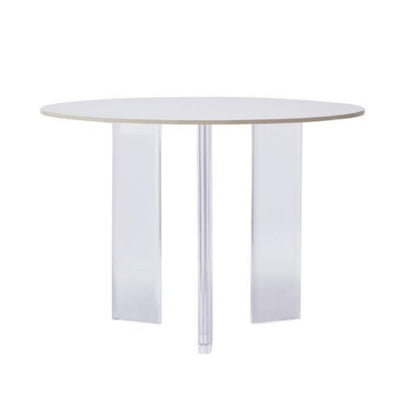 Table en pierre moderne, Table de salle à manger ronde à 3 pieds pour cuisine