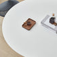 Table en pierre moderne, Table de salle à manger ronde à 3 pieds pour cuisine