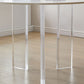 Table en pierre moderne, Table de salle à manger ronde à 3 pieds pour cuisine