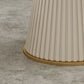 Ronde eettafel met witte basis, moderne stenen tafel voor de keuken