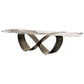 Glam Dining Sintered Stone Table Rectangle Table for Home Use Clearhalo 'Dining Tables & Seating' 'Dining Tables' 'dining_table' 'furn' 'furn_dining_table' 'Furniture' 'Kitchen & Dining Furniture' 6304386
