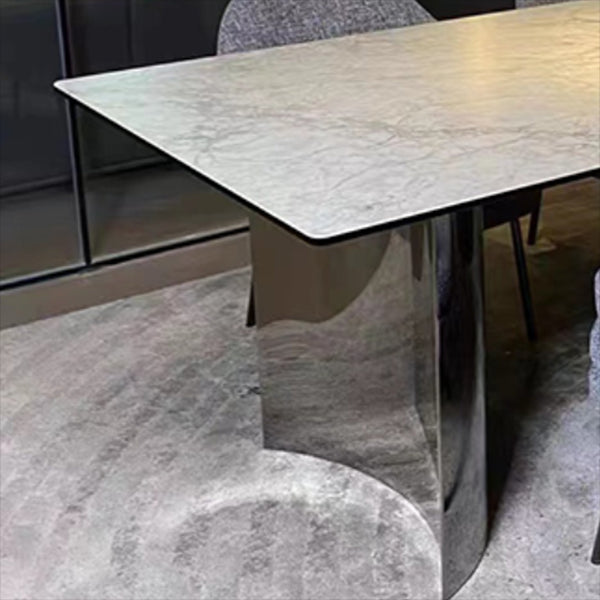 Modern  Dining Sintered Stone Table Dining Rectangle Table for Home