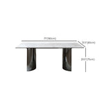 Modern  Dining Sintered Stone Table Dining Rectangle Table for Home