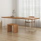 Rectangle Double Pedestal Dining Table Modern Wood Table for Dining Room Clearhalo 'Dining Tables & Seating' 'Dining Tables' 'dining_table' 'furn' 'furn_dining_table' 'Furniture' 'Kitchen & Dining Furniture' 6304431